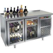 СТОЛ C ОХЛ.ШКАФОМ СО СТЕКЛ.ДВЕР.HICOLD SNG 11 HT V O