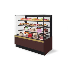 Витрина Кондитерская Vete II kub lux 90, Шоколад/Золотой глянец (V1036.BN23219)