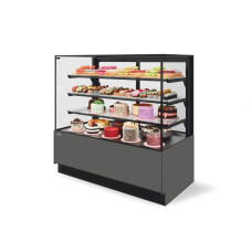 Витрина Кондитерская Vete II kub 130, Антрацит/Серый матовый (VG033.B7016M)