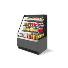 Витрина Кондитерская Vete II kub OF 130, Серый матовый/шлифованная нержавейка (T7016M.VG033.B7016M)