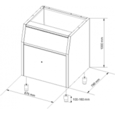 Бункер для льдогенераторов Brema Bin 200 серии Muster 250