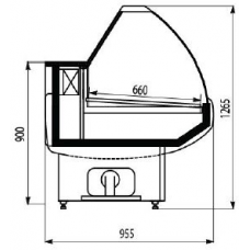 Холодильная витрина Cryspi Octava 1200