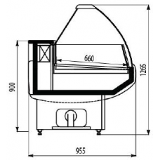 Холодильная витрина Cryspi Octava SN 1200