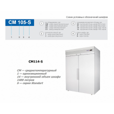 Холодильный шкаф Polair CM114-S (ШХ-1,4)