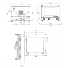 Конвекционная печь Unox XF003