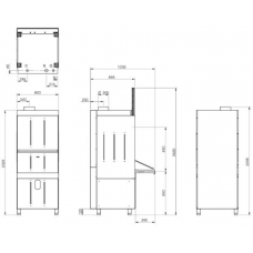 Котломоечная машина Smeg UW6070D