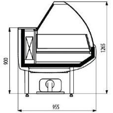 Морозильная витрина Cryspi Octava M 1200