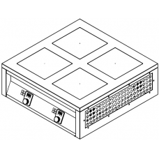 Плита индукционная островная Техно-ТТ ИПП-410196