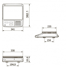 Весы торговые Cas PR-6B (LCD, II)