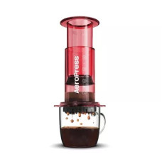 Аэропресс для кофе AeroPress Clear Red, красный