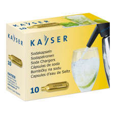 Баллончики для содовой воды KAYSER (CO2), 10 шт/уп