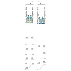 Барная линейка Bombay Sapphire (500мл/750мл/1л), P.L. Proff Cuisine