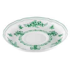 Блюдце LE COQ ANTHIROS white, green 13х13х2, LANT032VD152130