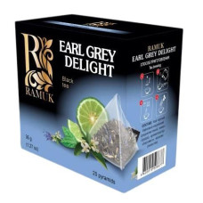 Чай RAMUK черный EARL GREY DELIGHT Восхитительный Эрл Грей 1,8гр*20пак