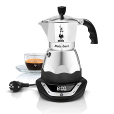 Электрическая гейзерная кофеварка Bialetti MOKA TIMER на 6 порции, 6093