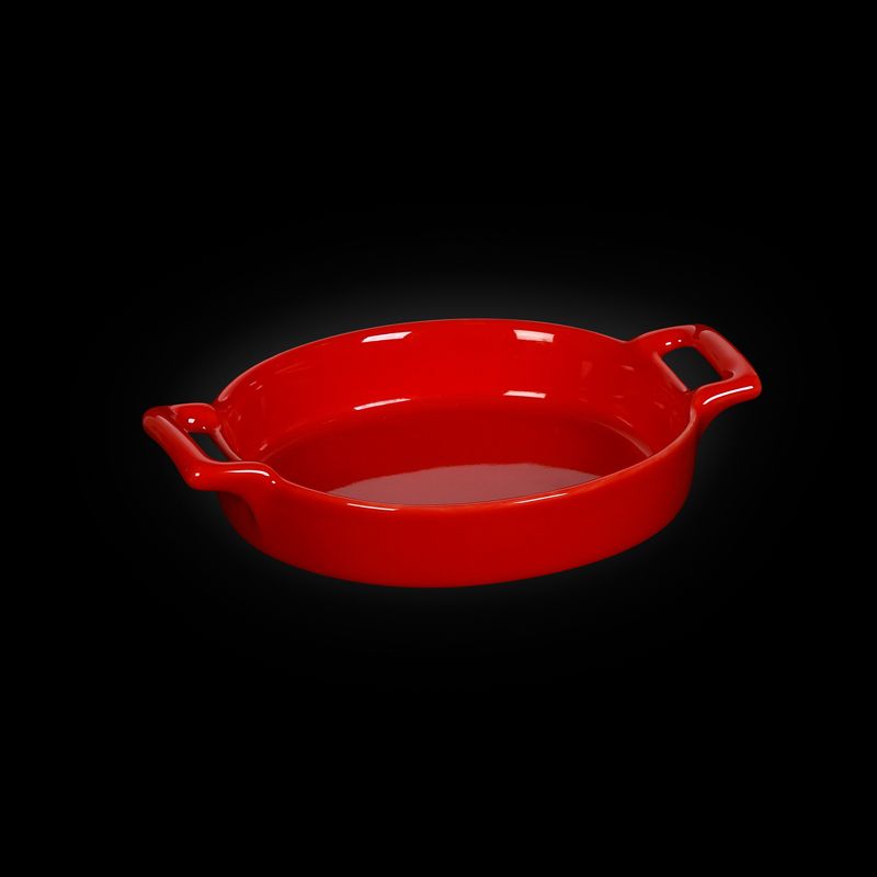 ФОРМА для запекания 125х112х27мм с двумя ручками красная "Corone Colore"