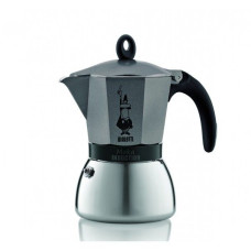 Гейзерная кофеварка Bialetti MOKA INDUCTION антрацит, на 6 порций 4823