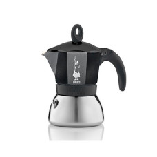 Гейзерная кофеварка Bialetti MOKA INDUCTION черный, на 3 порции 4812