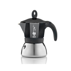 Гейзерная кофеварка Bialetti MOKA INDUCTION черный, на 6 порций 4813