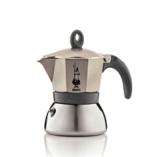 Гейзерная кофеварка Bialetti MOKA INDUCTION золотистый, на 3 порции 4832