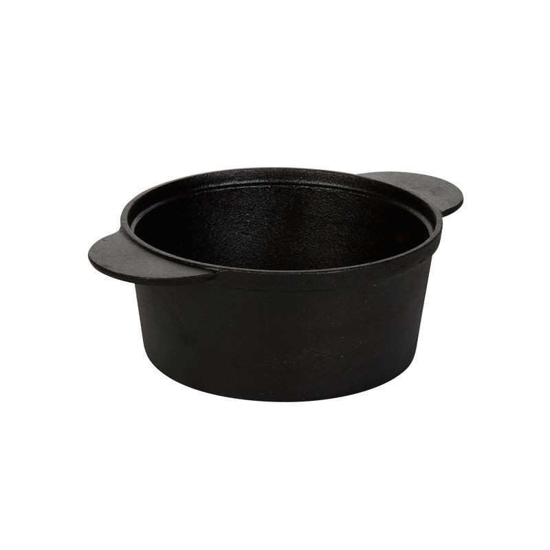 Кастрюля 1,8 л с двумя ручками чугун LUXSTAHL кт1204 Кастрюля 1,8 л с двумя ручками чугун LUXSTAHL кт1204