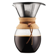 Кофейник с фильтром Bodum Pour Over 1.5 л. пробковый