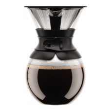 Кофейник с фильтром Bodum Pour Over 1 л. чёрный