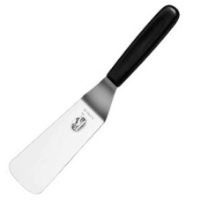 Лопатка кухонная с черной ручкой; сталь нерж.; металлич.,черный Victorinox 4110903