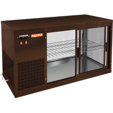 Настольная холодильная витрина HICOLD VRL 1100 L Brown