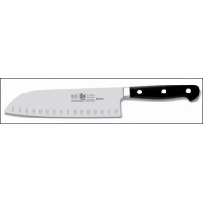 Нож Icel японский с бороздками Santoku 180/300 мм, кованый MAITRE /6/