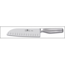 Нож Icel японский с бороздками Santoku 180/300 мм, кованый PLATINA