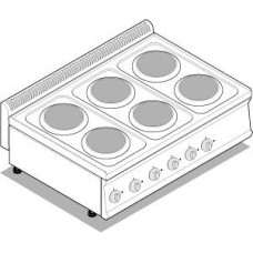 Плита электрическая TECNOINOX PCR105E7