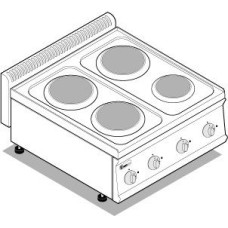 Плита электрическая TECNOINOX PCR70E7