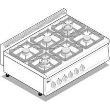 Плита газовая TECNOINOX PC105G7