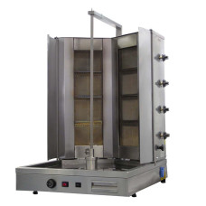 Шаурма-гриль с подставкой OZTI 44GUD-V-CA, V TYPE, ROBAX THERMAL GLASS
