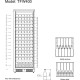 Шкаф винный TEFCOLD TFW400-S рама двери нерж.