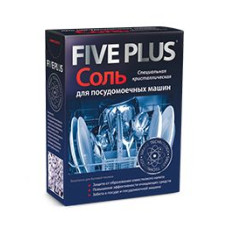 Соль для посудомоечных машин FIVE PLUS, 1,5 кг