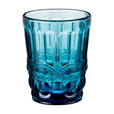 Стакан низкий d=80мм, h=100мм, 284 мл., стекло, SouthGlass, S-02509BINBLUE