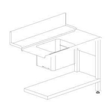 Стол для грязной посуды DIHR T 50