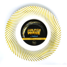 Тарелка Complement пластиковая бежевая Golden Wave d=230 мм (6 шт/упак)