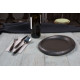 Тарелка P.L. PROFF CUISINE Black Raw Steller d=220*280*31 мм. (52852)  81223139