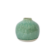 Ваза JARS Les Vases круглая d 16 см, h 17 см, цвет jade