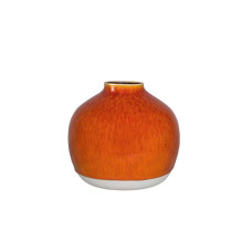 Ваза JARS Les Vases круглая d 16 см, h 17 см, цвет orange