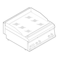 Жарочная поверхность TECNOINOX FTC70G7