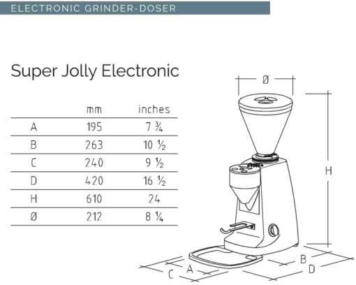 Кофемолка Mazzer Super Jolly Electronic - фото 3
