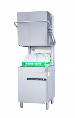 Купольная посудомоечная машина Comenda PC09 с дозаторами и помпой - фото 1