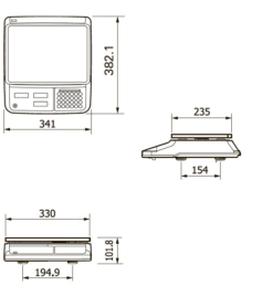 Весы торговые Cas PR-6B (LCD