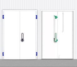 Дверной блок для холодильной камеры Профхолод откатная дверь 2400x2000 (80мм) - фото 1