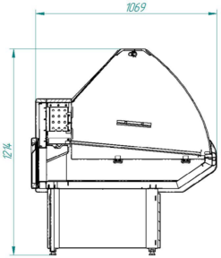 Холодильная витрина Cryspi Octava XL 1500 SN - фото 1