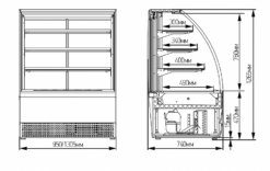 Холодильная витрина МХМ Veneto VS-1